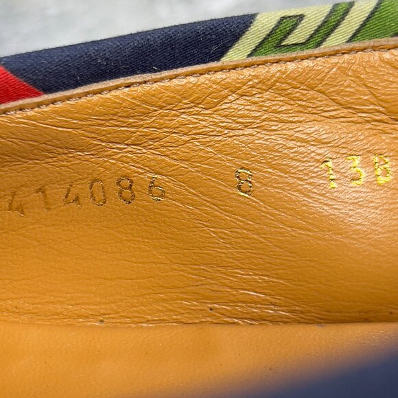Gucci Canvas Mr. Porter Cube Horsebit Brixton Loafers Blue 8 G or 8.5 US 42 EUR - Picture 10 of 12